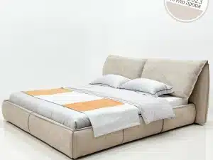 מיטה זוגית מעוצבת דגם SIAM קיימת במידות 160/200 ו- 180/200.