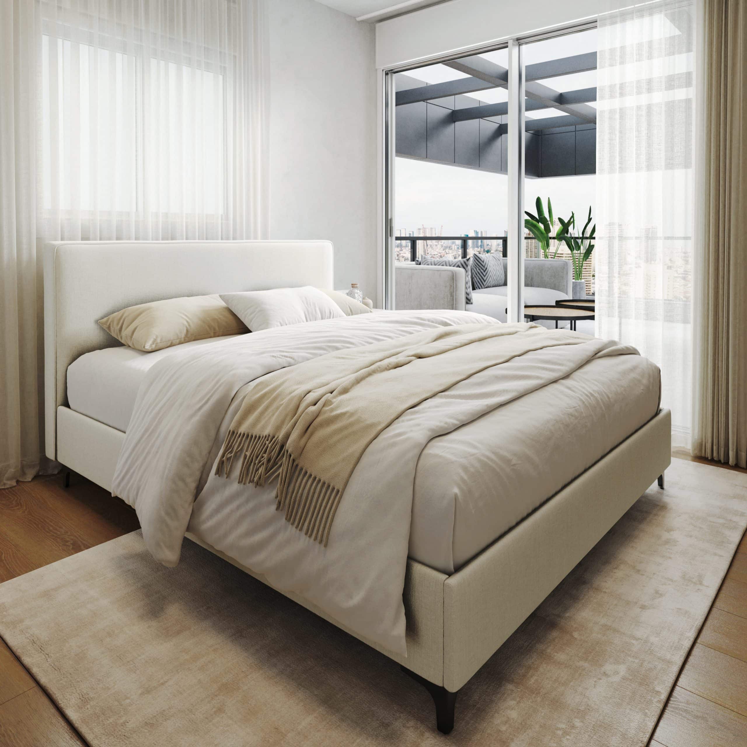 1_0001_Nammal_Bedroom_Lenny_Coral_002 מיטה זוגית דגם LENNY